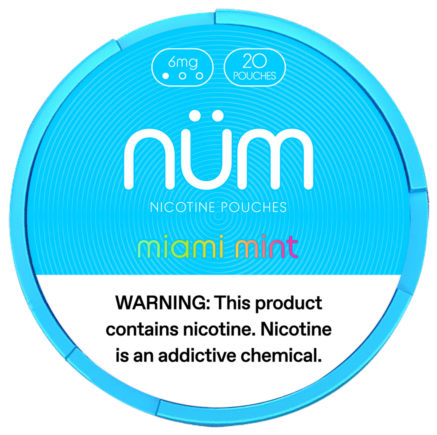 NÜM - Miami Mint 12mg(5pk)