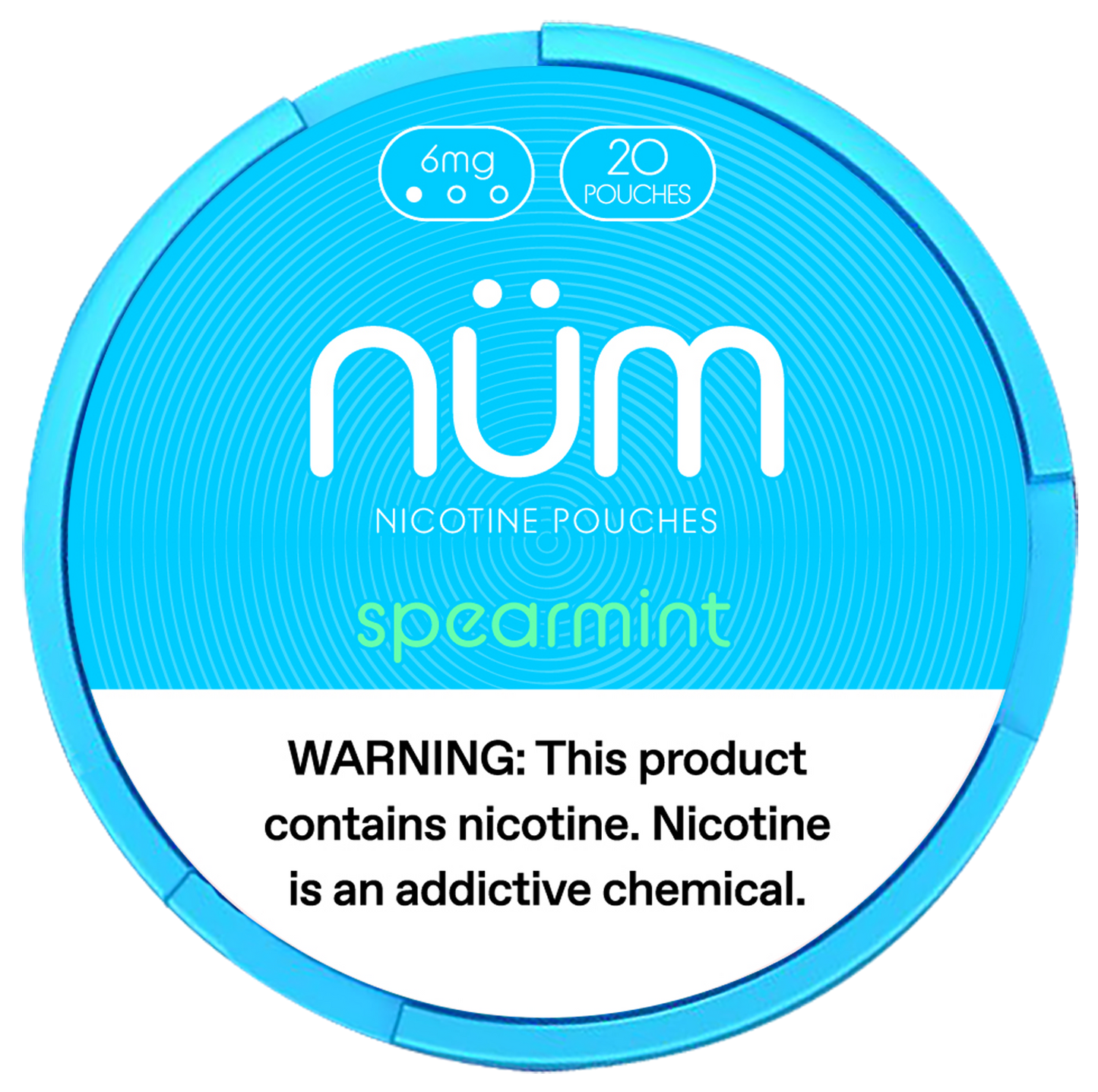 NÜM - Spearmint 6mg(5pk)